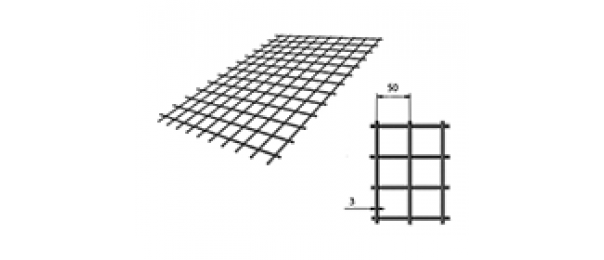 Сетка сварная (дорожная) 50х50х3мм 1х2м купить с доставкой в Новоселках